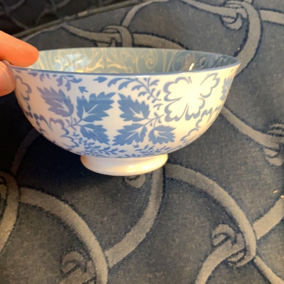 Patina Vie Tidbit Bowl in blue and white - Picture 2 of 4